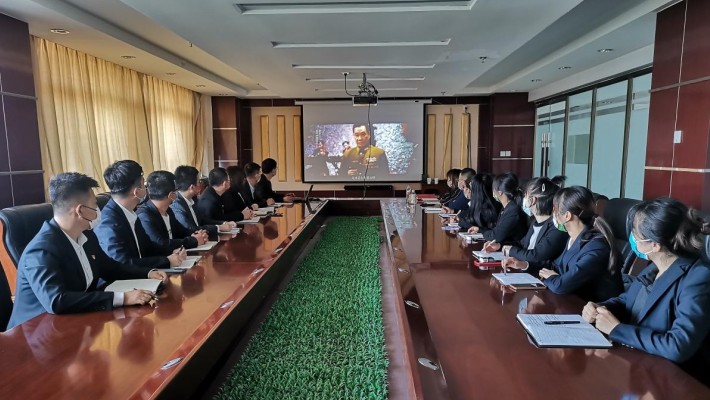 “慶國(guó)慶、祖國(guó)頌，學(xué)司史、知司情”裝備公司團(tuán)委組織召開(kāi)主題學(xué)習(xí)活動(dòng)